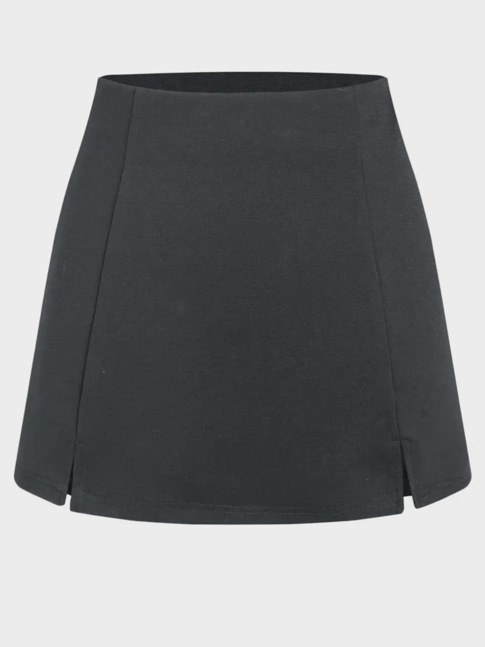 Cider NWT Dark Gray Mini Skort Size L